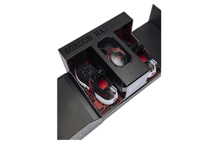 Anta GH2 HyperX Low top Performance Basketball Shoes Men’s Black Red Gray