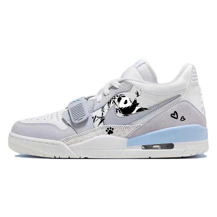 Jordan Legacy 312 Vintage Basketball Shoes Men's Low Top Gray/White