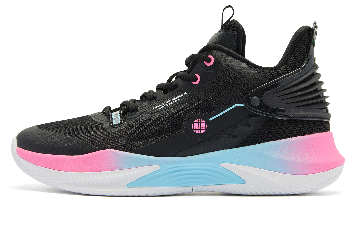 QIAODAN Poisonous Fangs TEAM Comfortable Round Toe Slip Resistant Abrasion Resistant Low top Basketball Shoes Men’s