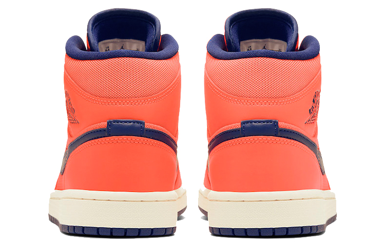 Jordan 1 Mid Turf Orange Blue Void Women’s
