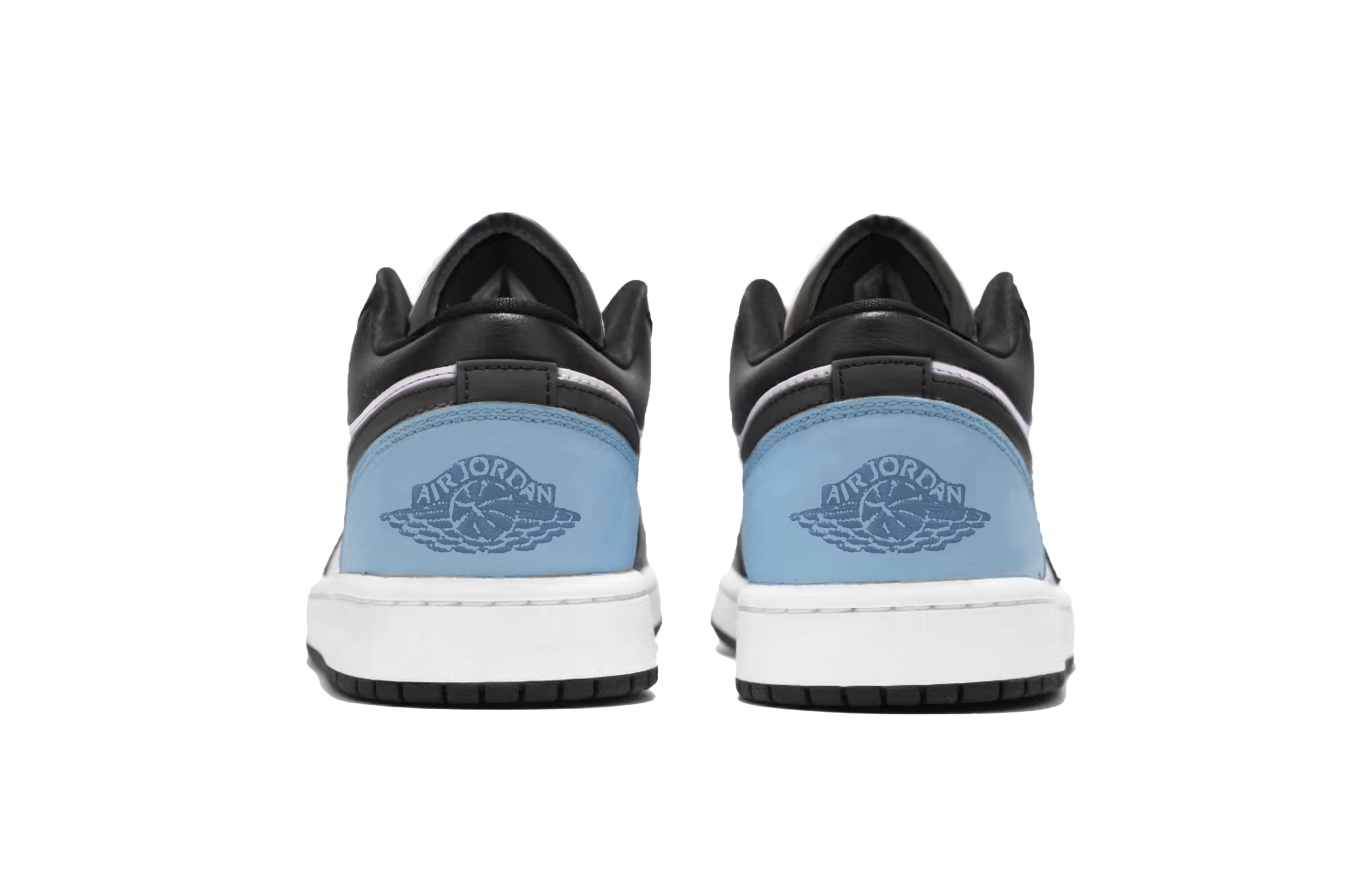 Jordan Air Jordan 1 Low Lightning Panda Cushioning Low top Vintage Basketball Shoes Men’s Black White Blue