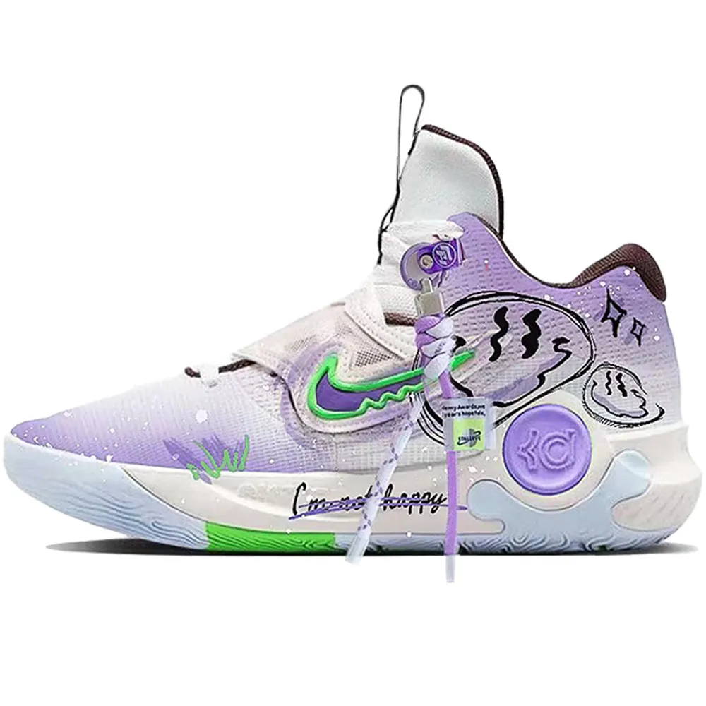 Nike KD Trey 5 X KD EP, Laughter Abrasion Resistant Mid top Basketball Shoes Men's Purple