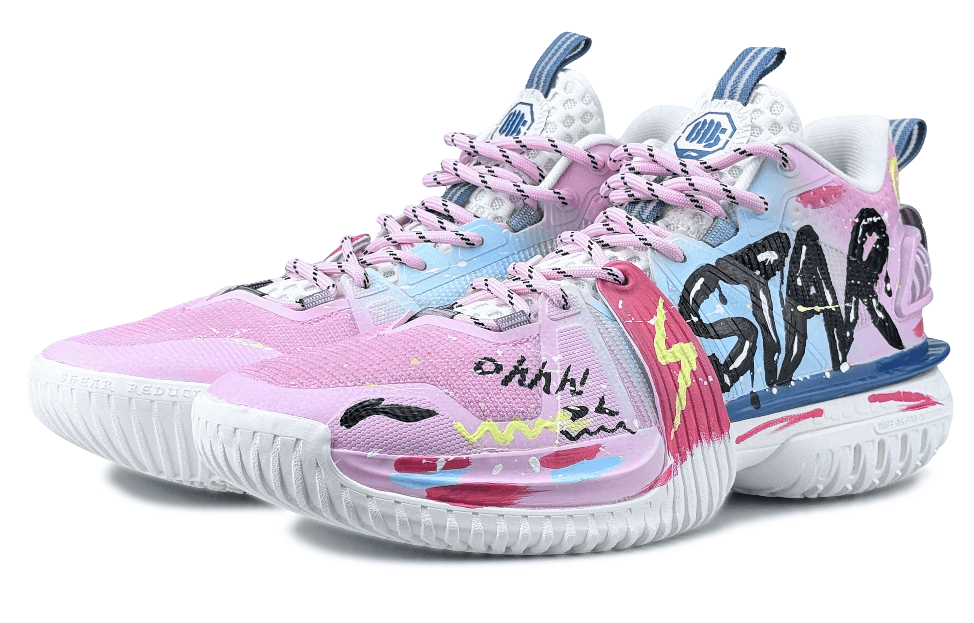 Li Ning Storm 2024 Slip Resistant, Abrasion Resistant, Rebound Slip Resistant, Abrasion Resistant, Rebound Low top