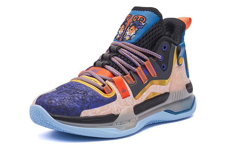 361° AG1 Pro Basketball Shoes Men’s Low Top Black/Purple
