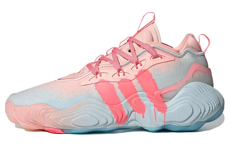 Adidas Trae Young 3.0 Low top Basketball Shoes Unisex Pink Blue