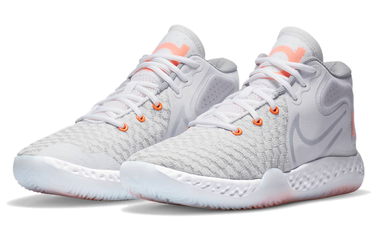 Кроссовки Nike KD Trey 5 VIII (белый/серый) — Белыйсерый — фото 3
