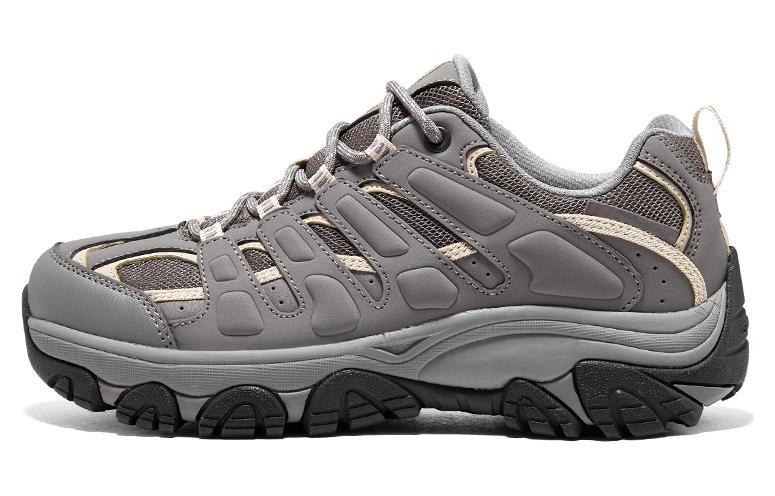 Skechers Skechers Xingshan comfortable and versatile hiking and mountaineering wear-resistant wrapping support and rebound low-top outdoor functional shoes women's gray