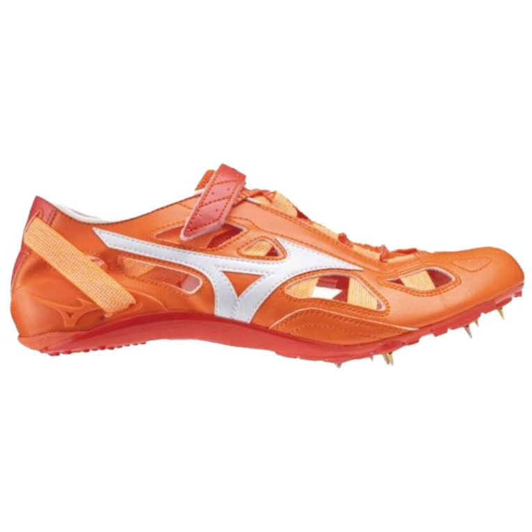 Mizuno Cushioning Abrasion Resistant Functionality Orange Track And Field Shoes Unisex Low top