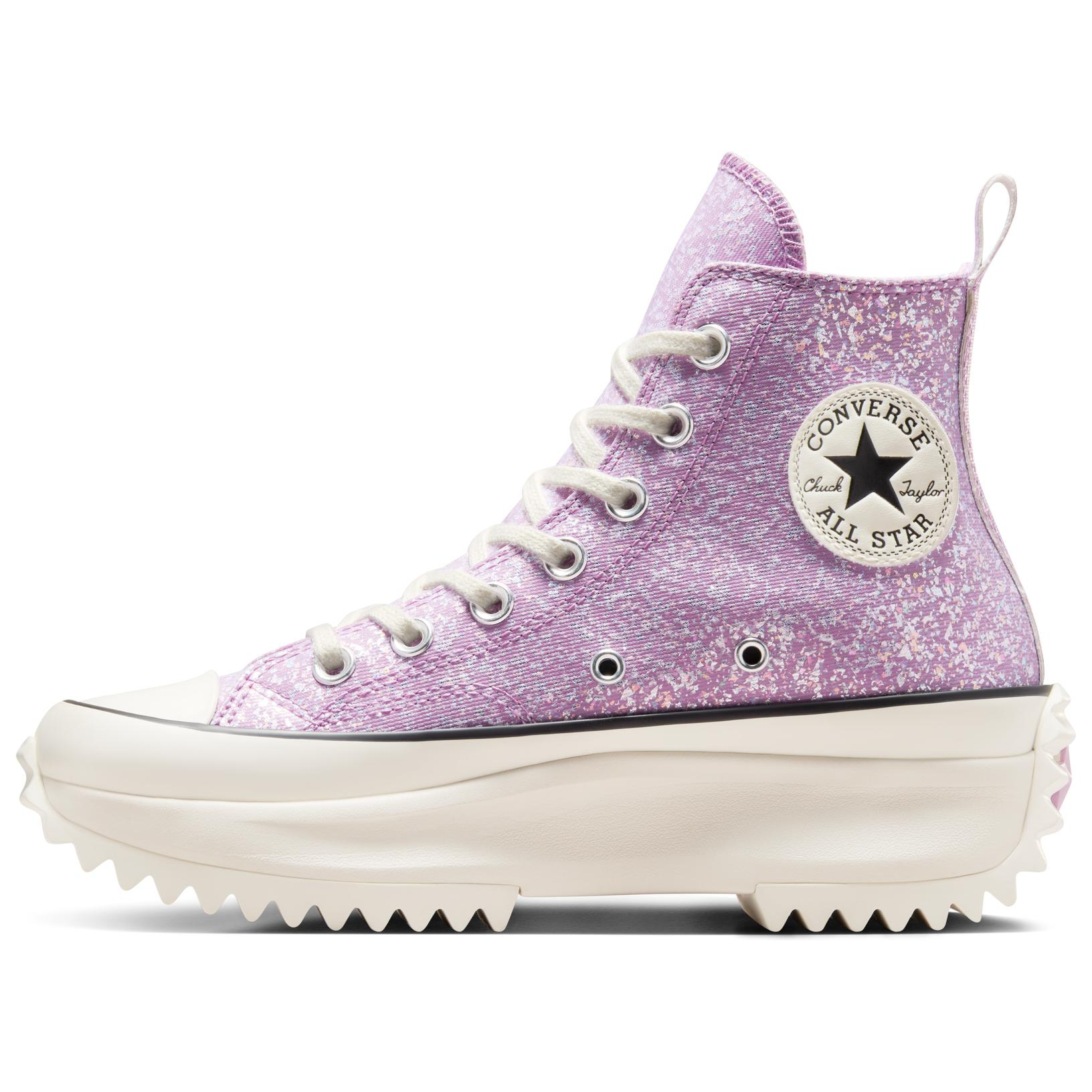 Run Star Wmns Converse Hike Platform High 'Glitter' Women's