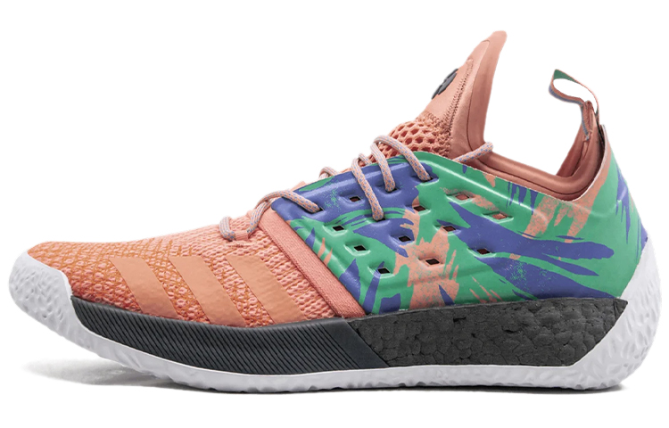 Мужские кроссовки adidas adidas Harden Vol.2 (розово-зеленые)