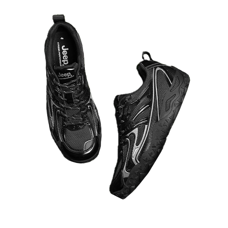 Jeep Low top Mountaineering Shoes Men’s Black