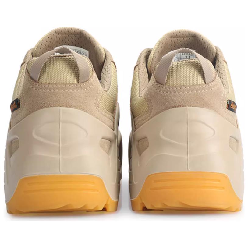 XGN Slip Resistant Abrasion Resistant Low top Mountaineering Shoes Men’s Beige Brown