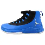 Jordan Ultra Fly 2 Abrasion Resistant Mid top Vintage Basketball Shoes Men's Blue Black