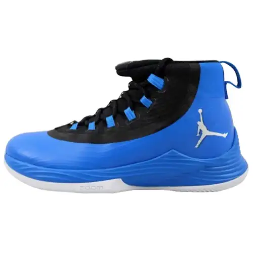 Jordan Ultra Fly 2 Abrasion Resistant Mid top Vintage Basketball Shoes Men's Blue Black