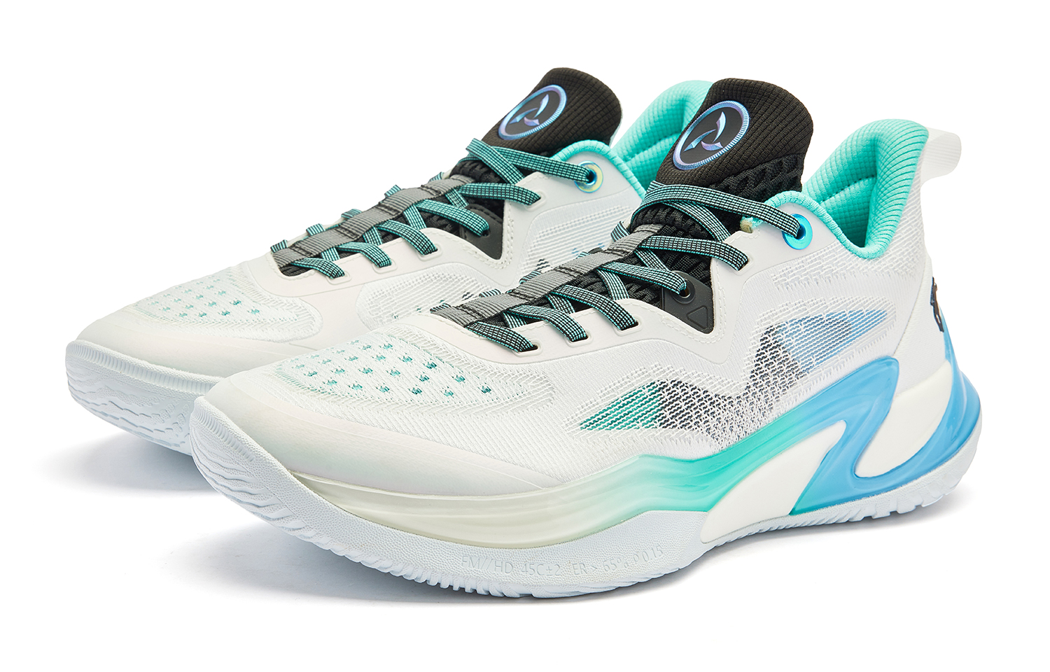 QIAODAN Wind Blade 4 Cushioning Slip Resistant Abrasion Resistant Support Rebound Low top Basketball Shoes Men’s