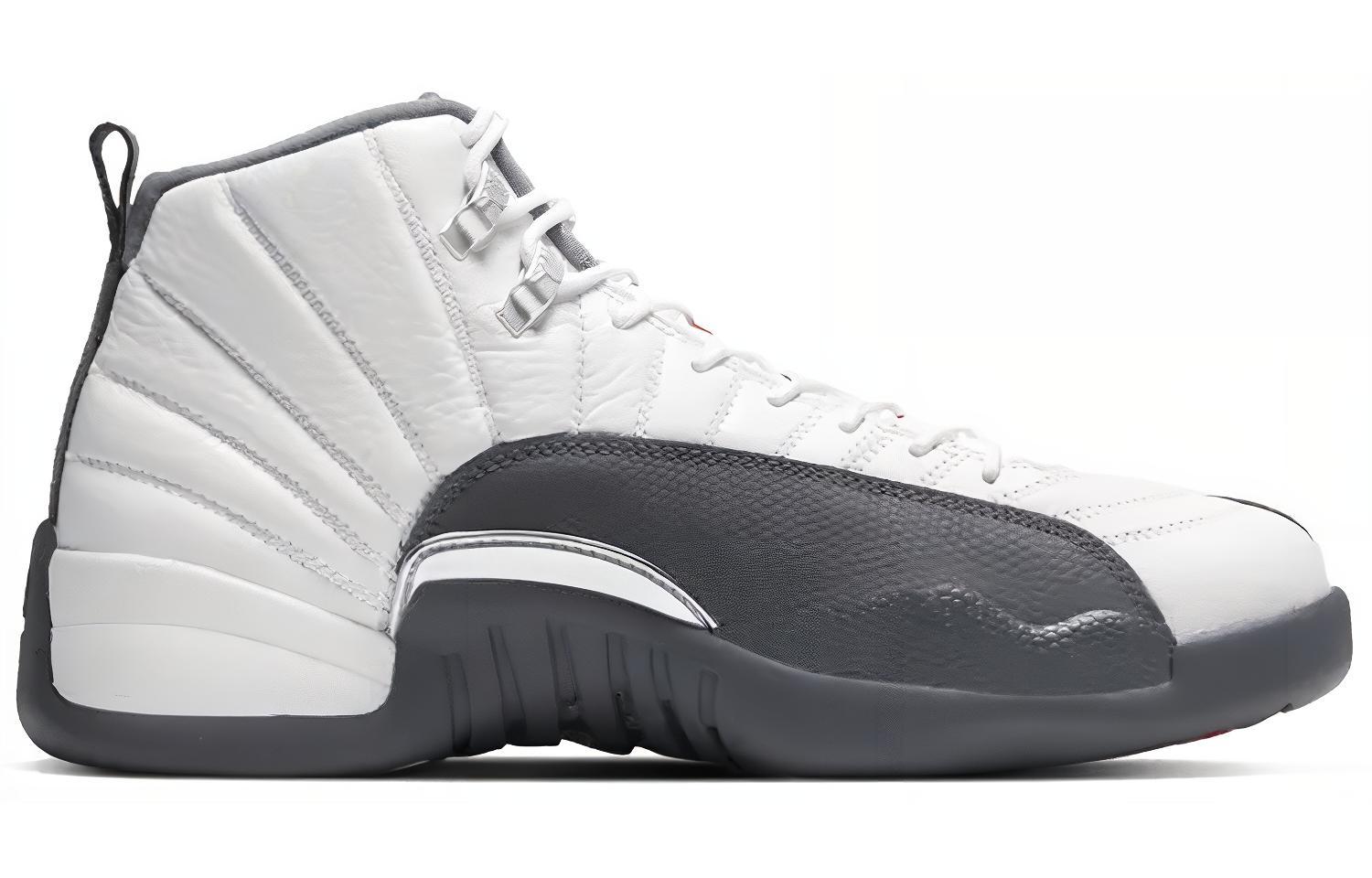 Jordan 12 Retro White Dark Grey