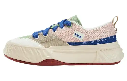 FILA Fosso Chuanxing Shoes Low top Canvas Shoes Women's Pink Green