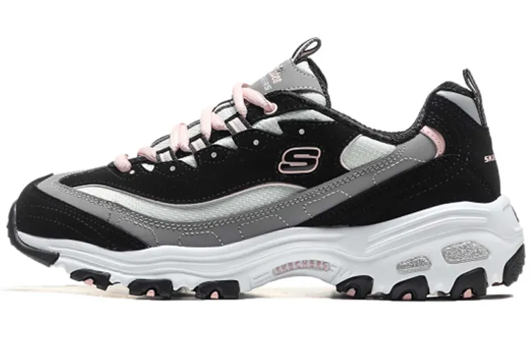 Skechers D'Lites 1.0 Chunky Sneakers Women's Black Gray