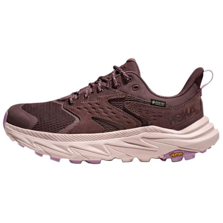 HOKA ONE ONE Anacapa 2 Slip Resistant Abrasion Resistant Low top Hiking Shoes Women’s Umber