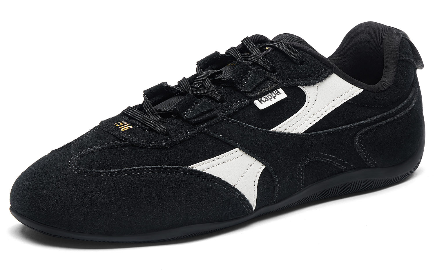 Kappa Back to Back Abrasion Resistant Low top Racing Shoes Unisex Black