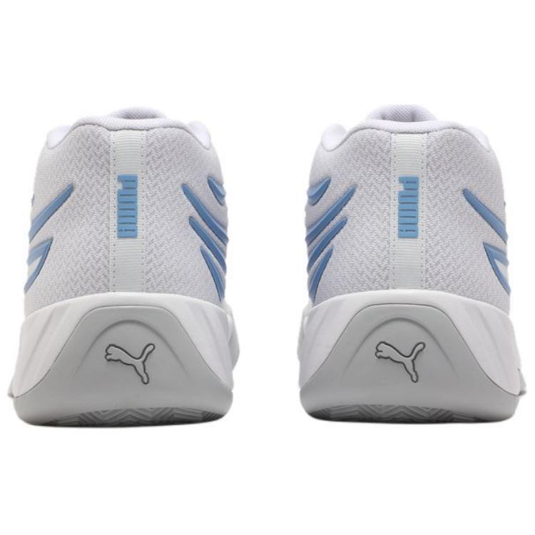 PUMA Court Pro Fabric Cushioning Slip Resistant Cushioning Slip Resistant Mid top Basketball Shoes Unisex White