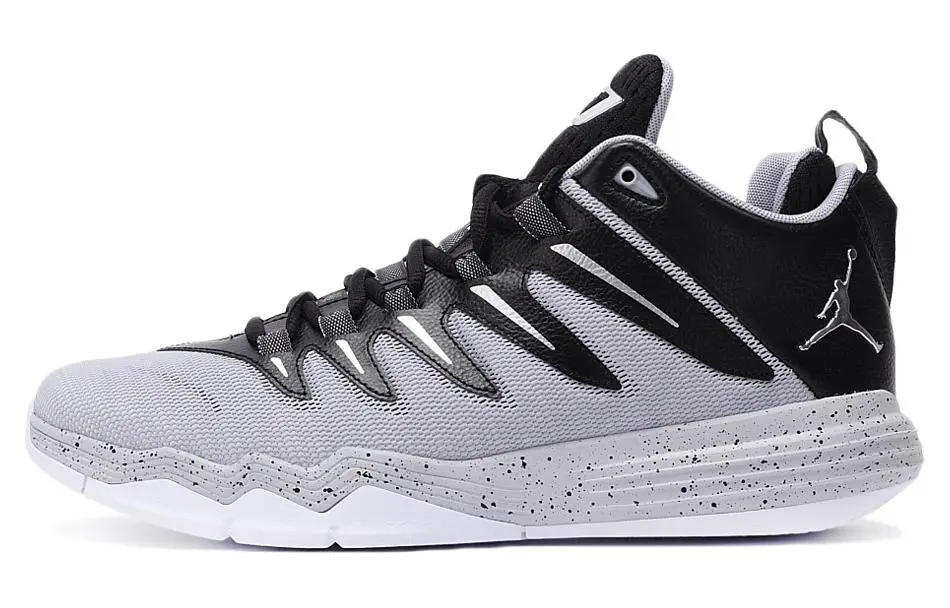 Jordan CP3 9 Cushioning Slip Resistant Cushioning Slip Resistant Low top Basketball Shoes Men's Gray Black