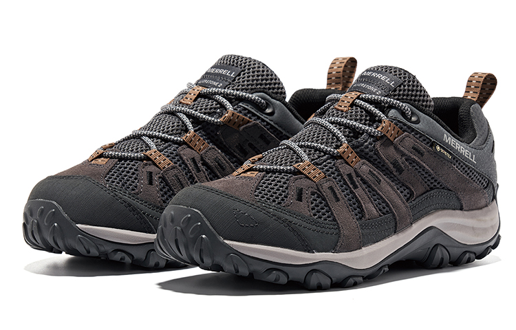 MERRELL Non Slip And Waterproof Grip Abrasion Resistant Low top Outdoor Shoes Men’s Dark Gray