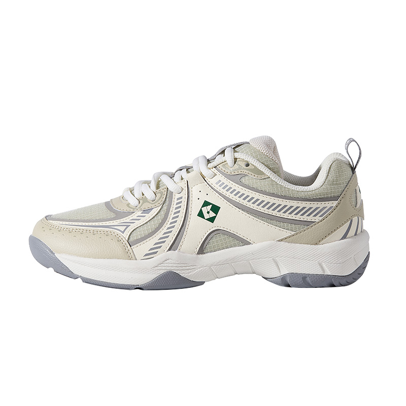 KUMPOO Cushioning Breathable Support Low top Badminton Shoes Unisex Khaki