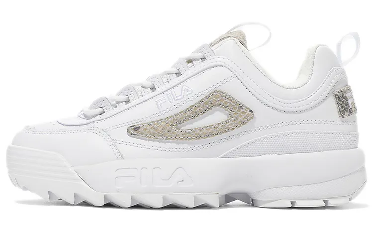 FILA Women's Disruptor 2 'Snake - White High Rise'