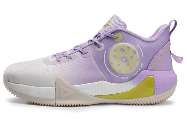 PEAK Basketball Shoes Men’s Low Top Purple