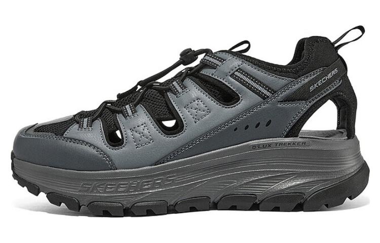 Мужские сандалии Skechers Skechers Sport (серо-черные)