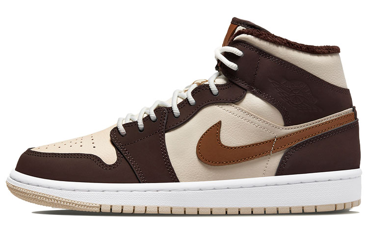 Air Jordan 1 Mid Se ‘Cream Dark Chocolate’ Women’s