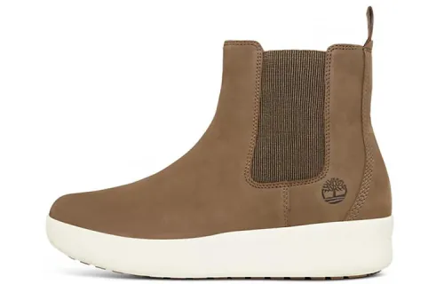 Timberland Berlin Park Short Chelsea Boots Women's Brown