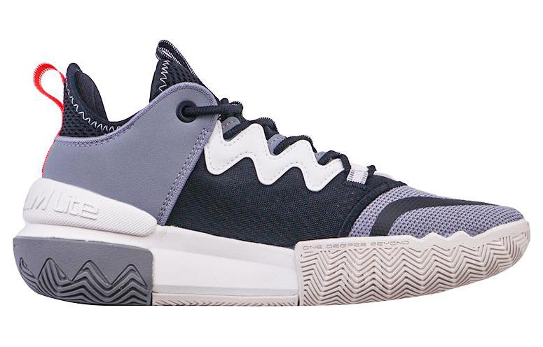 361° Sports Slip Resistant Abrasion Resistant Low top Basketball Shoes Men’s Invisible Gray Black