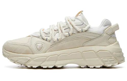 FILA FUSION Skyrunner Textile, Synthetic Leather Comfortable Low top Chunky Sneakers Men's Fragrant Snow
