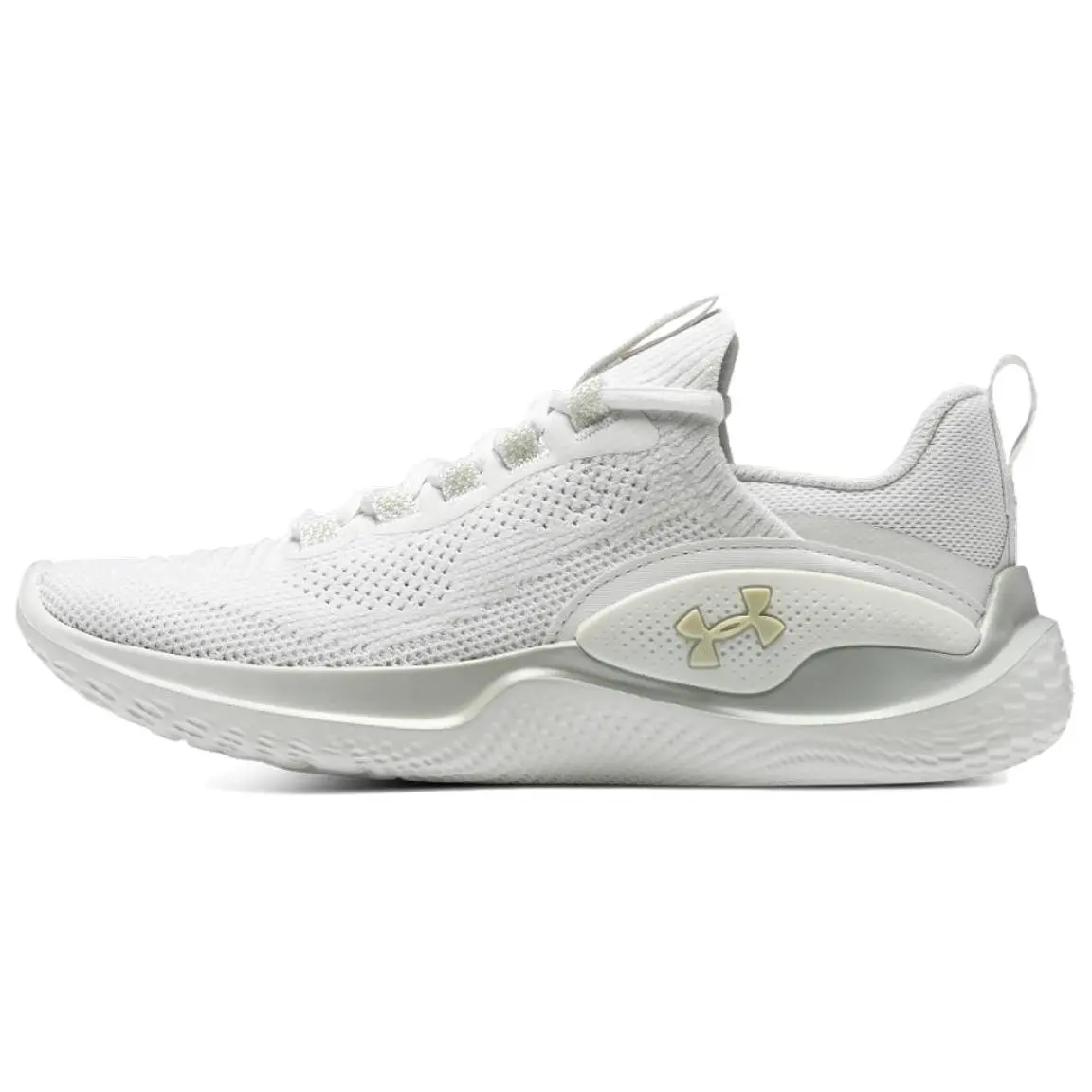 Under Armour Flow Dynamic 'White Metallic Gold' Women's