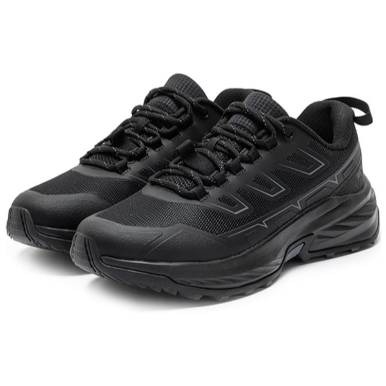 361° Cushioning Abrasion Resistant Support Low top Hiking Shoes Women’s Black Gray