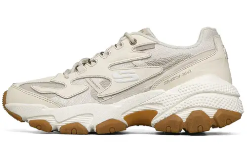 Skechers D Lites Outdoor Vntg Chunky Shoes White