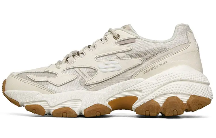 Skechers D Lites Outdoor Vntg Chunky Shoes White