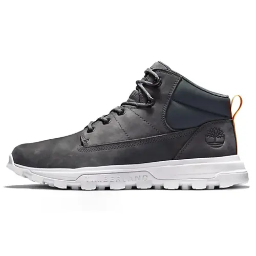 Timberland Treeline Fashion Trend Mid top Outdoor Shoes Men's Gray White