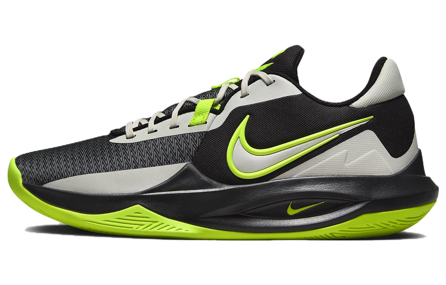 Мужские кроссовки Nike Precision 6 (черно-серые)