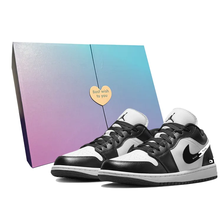 Jordan Air Jordan 1 Vintage Basketball Shoes Women's Low-top Black/White