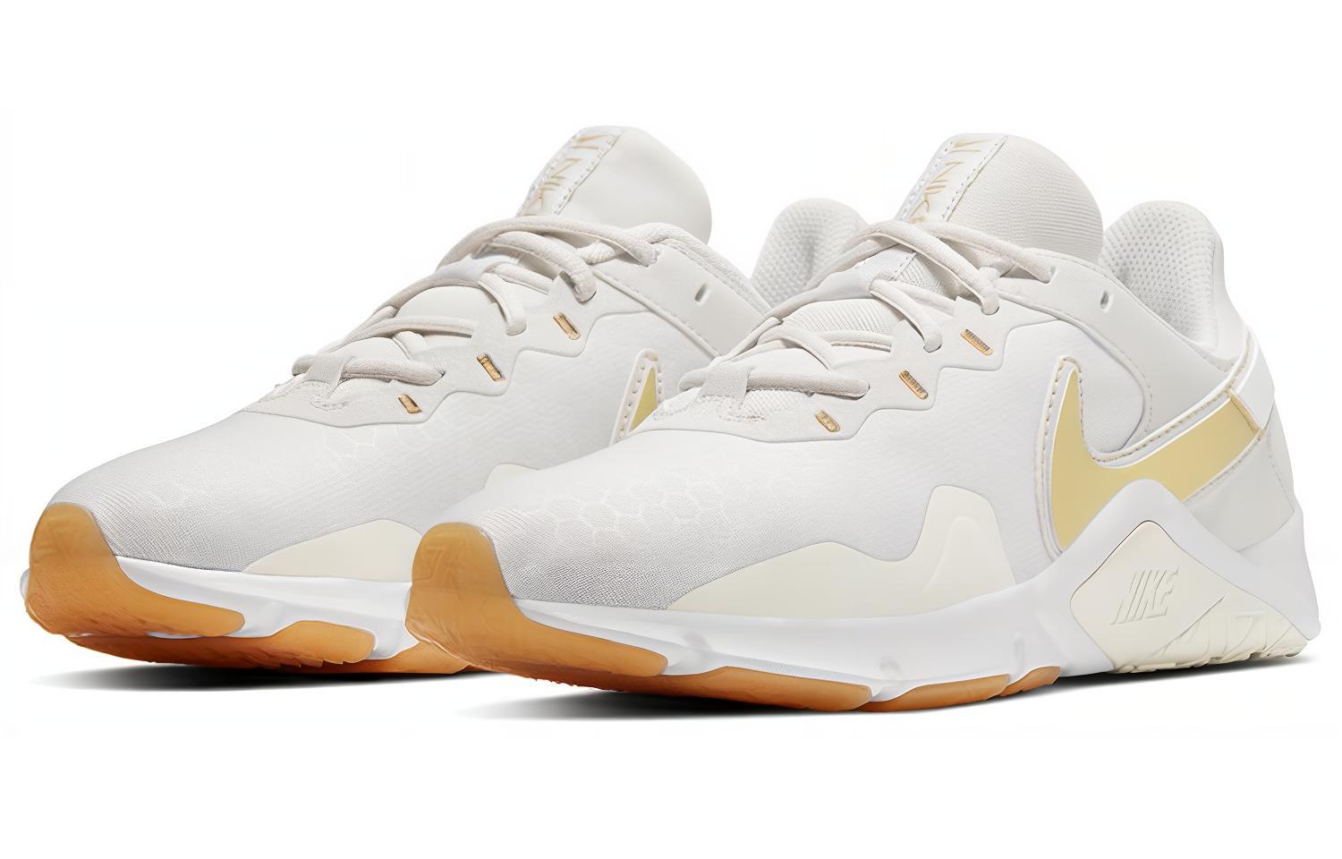 Nike Legend Essential 2 Shoes For White/Golden Women’s