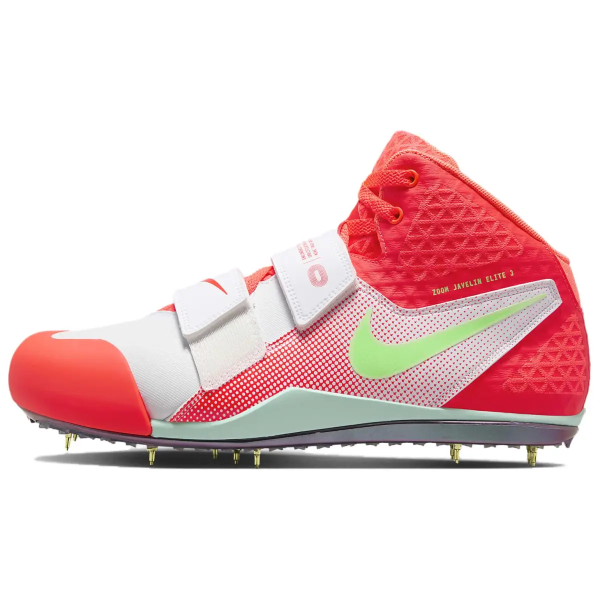 Nike Zoom Javelin Elite 3 White Hyper Orange Lime Blast Bright Crimson