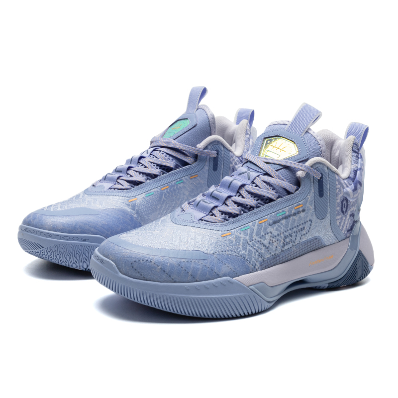 XTEP Levitation 6 Pro Mid top Basketball Shoes Men’s Light Purple