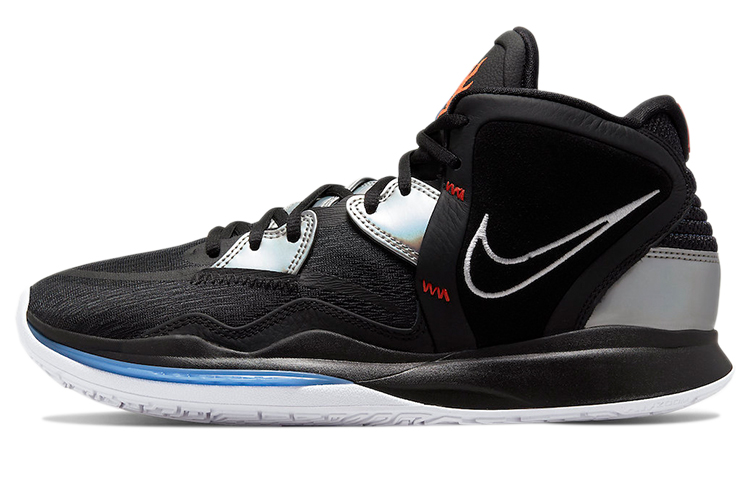 Nike Kyrie Infinity \"Fire and Ice\" Irving 8 Combustible Ice Comfortable Practical EP Middle-top Basketball Shoes Men and Women Black Domestic Version