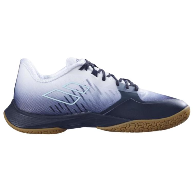 Babolat Breathable Lightweight Breathable And Lightweight Low top Badminton Shoes Men’s White Blue Black