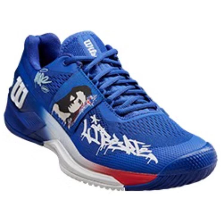 Wilson Rush Pro 4.0 Hope Comfortable Slip Resistant Low top Tennis Shoes Men’s Blue