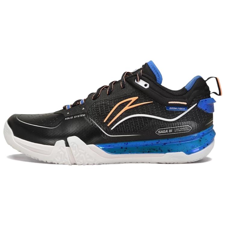 Li Ning Saga 3pro Low top Badminton Shoes Unisex Night Elf