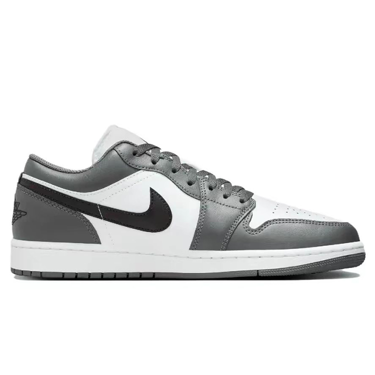 Jordan Air Jordan 1 Vintage Basketball Shoes Unisex Low Top White/Gray